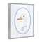 Stupell Industries Dainty Bordered Duck Framed Giclee, design by Cherrywood Lane